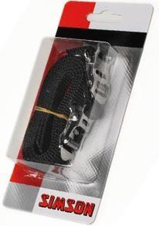 Simson Toeclips Riemen - Zwart