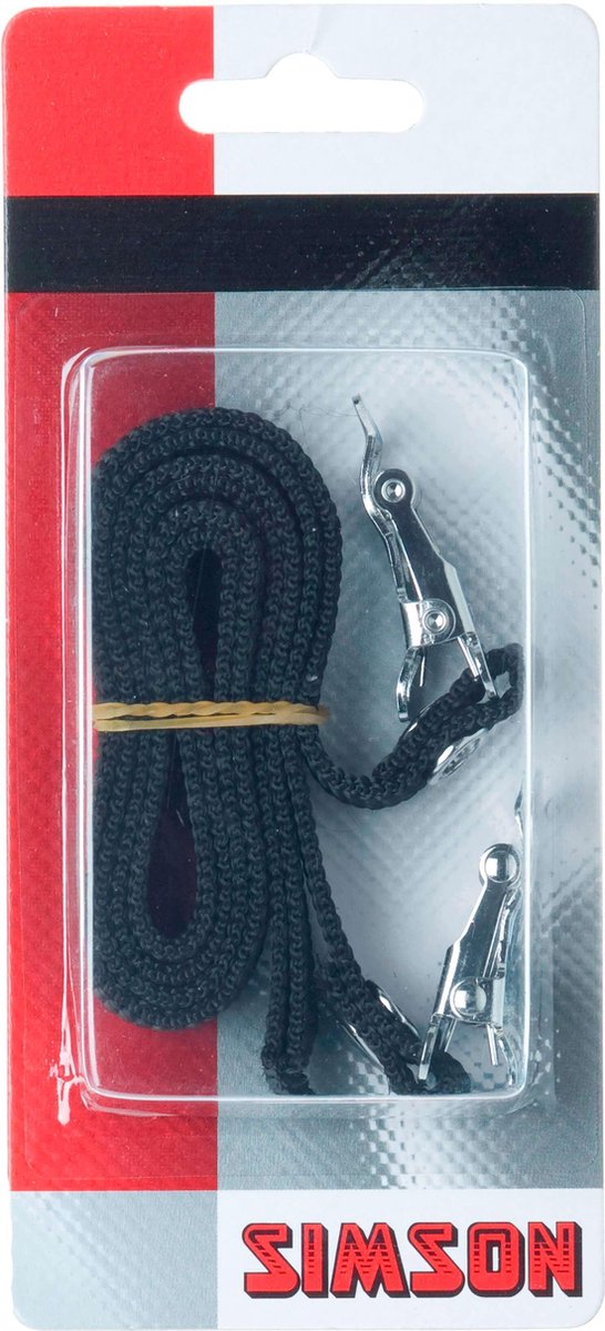 Simson Toeclips Riemen - Zwart
