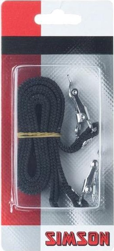 Simson Toeclips Riemen - Zwart