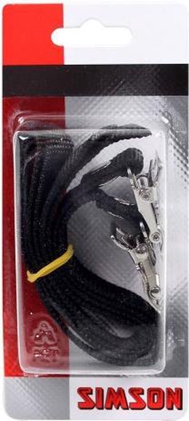 Simson Toeclips Riemen - Zwart