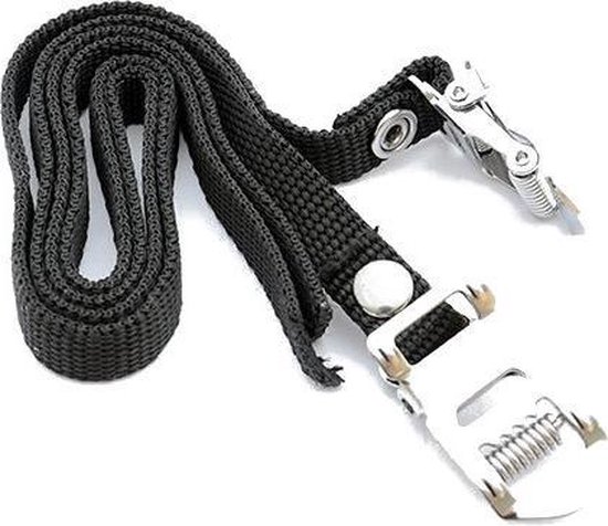 Simson Toeclips Riemen - Zwart