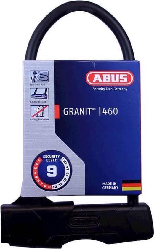 Abus Beugelslot Granit 460 - Zwart