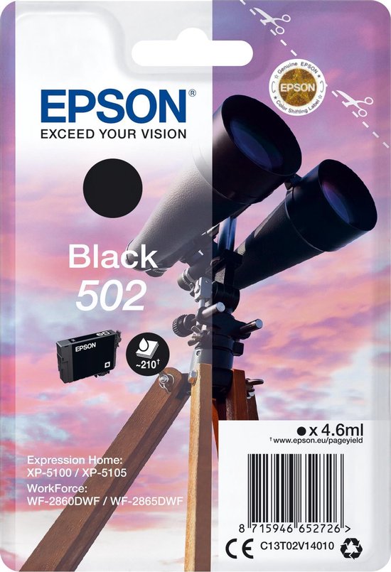 Epson 502 - Inktcartridge / - Zwart