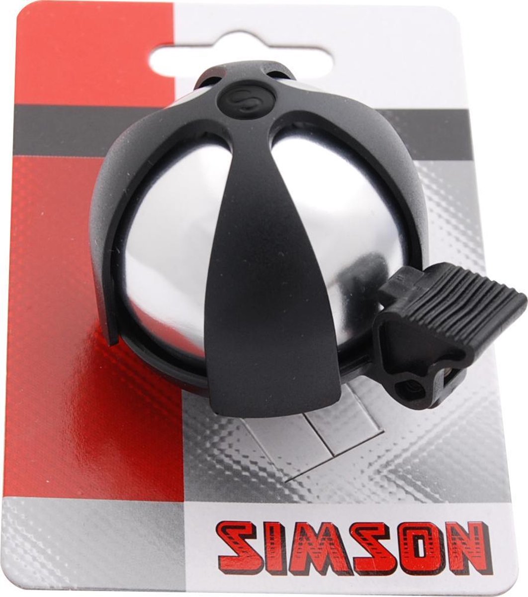 Simson Fietsbel Sport chroom/zwart