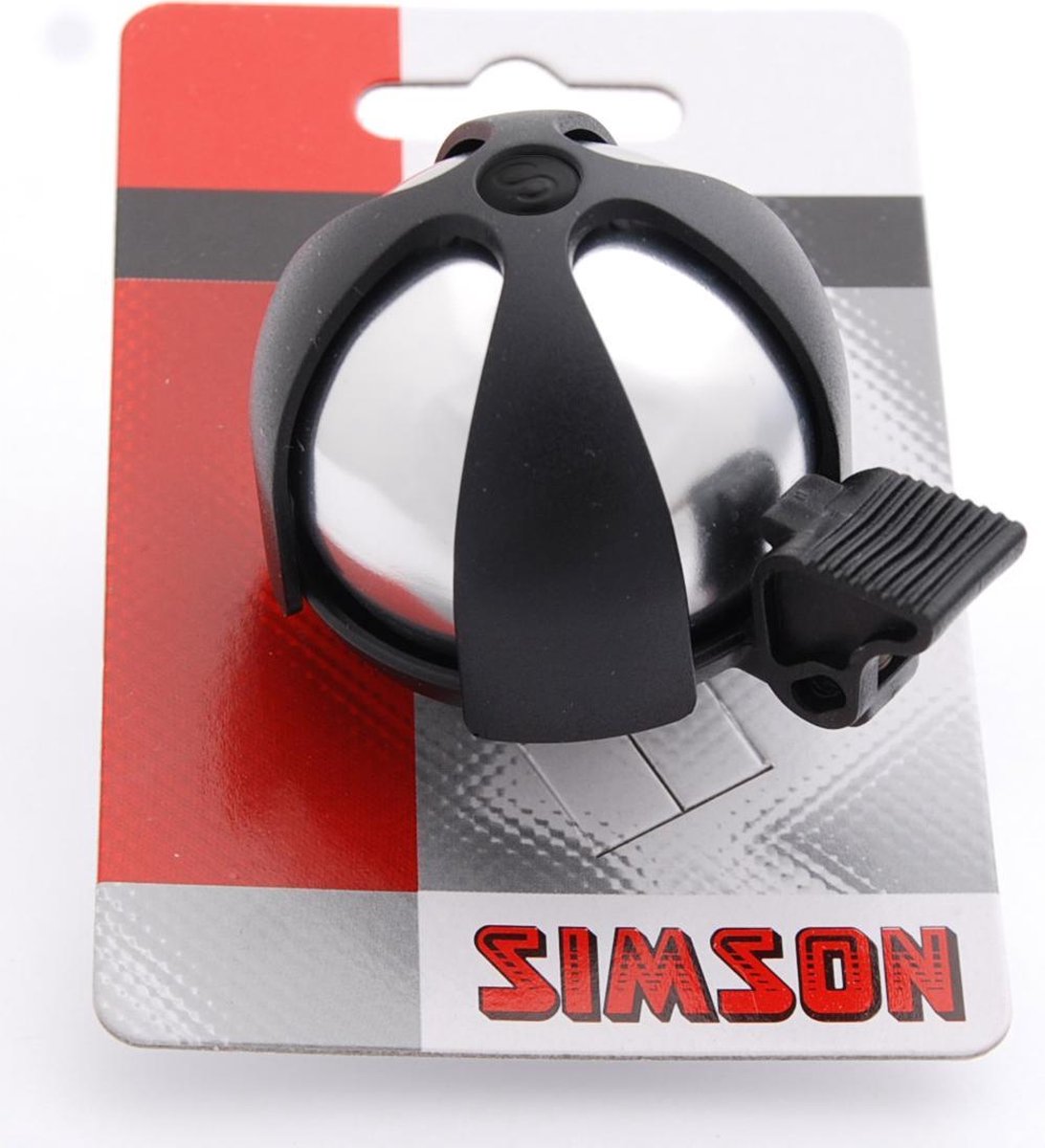 Simson Fietsbel Sport chroom/zwart