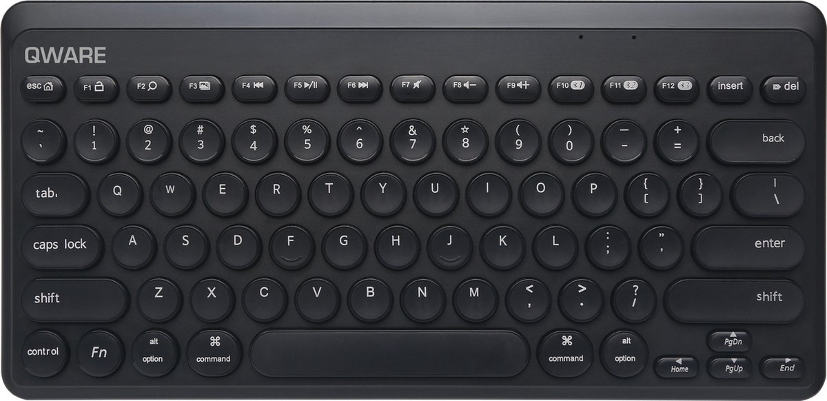Qware - Office - draadloos - toetsenbord - Norwich - zwart - Qwerty