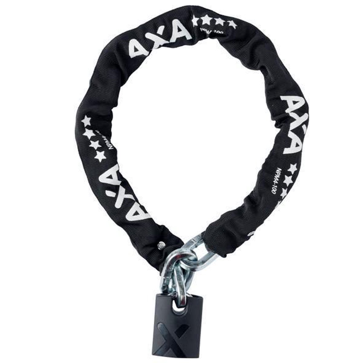 AXA Kettingslot Newton Promoto 4, 130cm ø10,5mm zwart