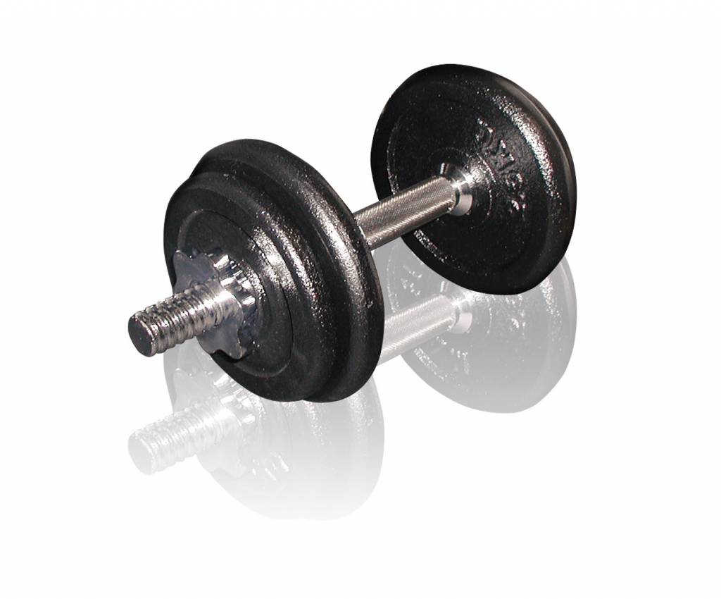 Toorx Fitness Dumbbellset Gietijzer - 1 x 10 kg - Zwart