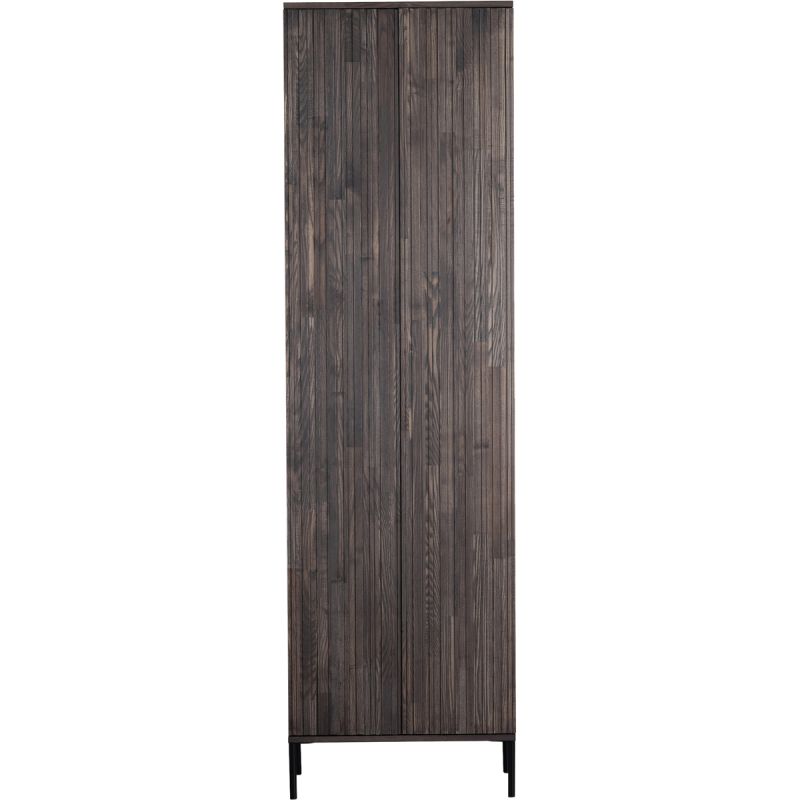 Woood Exclusive New Gravure Hoge Kast - Essen - Espresso - 210x60x42 - Bruin