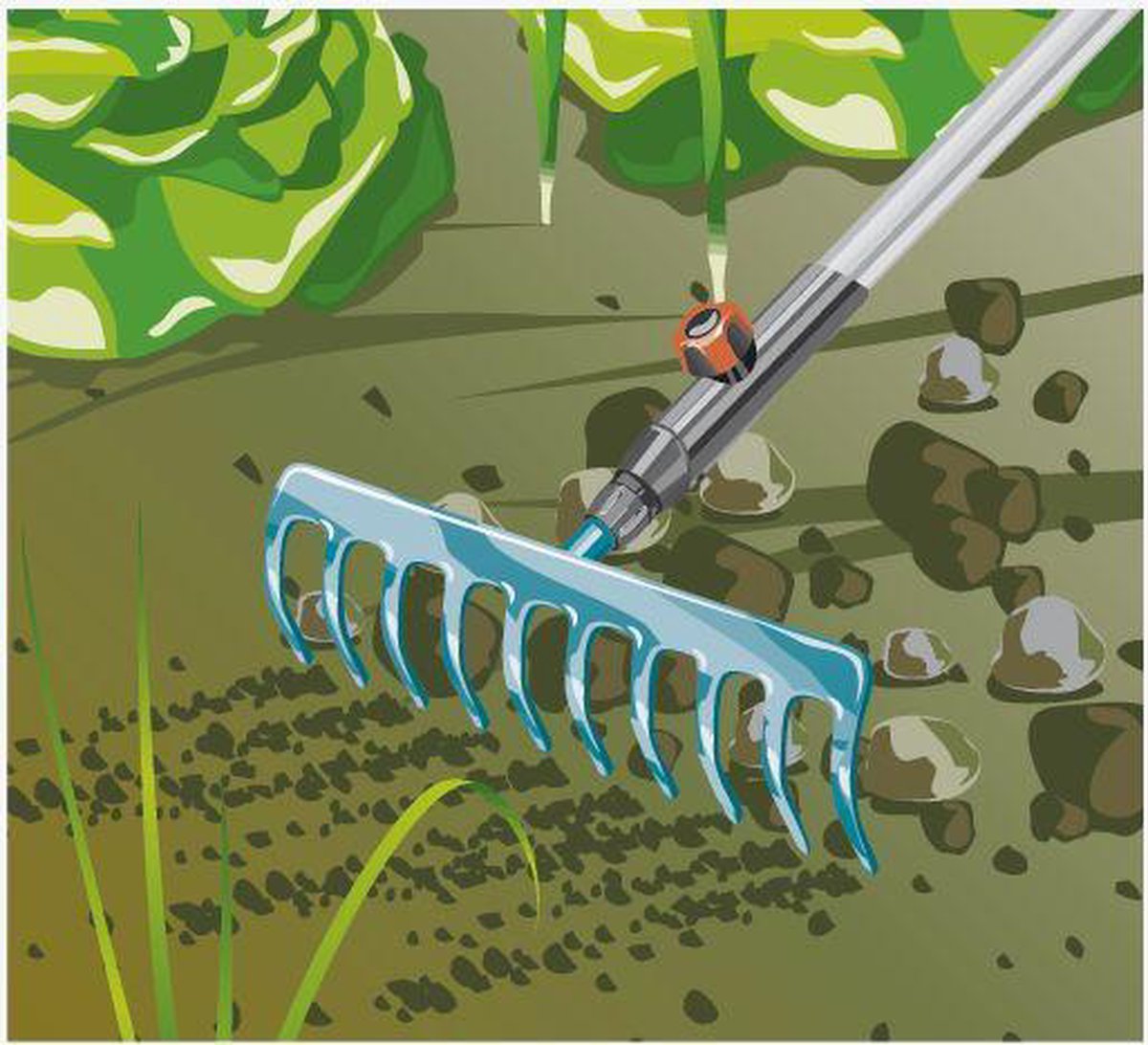 GARDENA Combisystem-hark - Grijs