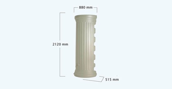 Garantia COLUMN muur 550 ltr zand - Beige