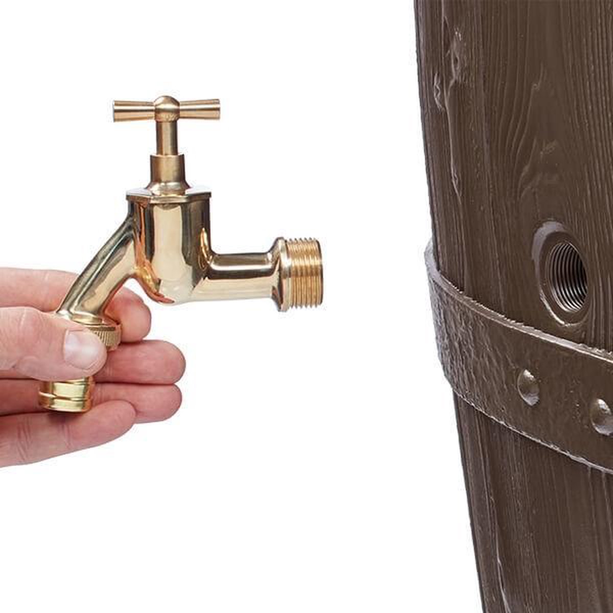 Garantia Barrica ton 260 ltr darkwood - Bruin