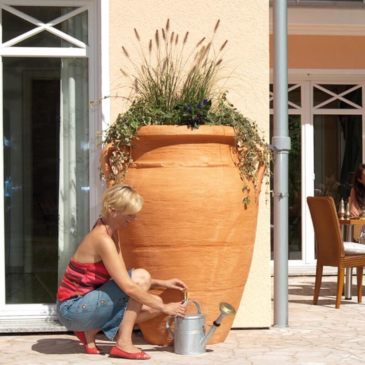 Garantia ANTIQUE amphore ton 600l terra - Oranje