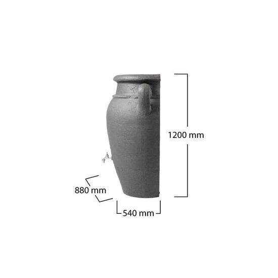 Garantia ANTIQUE muur amph. ton 260l antra - Grijs