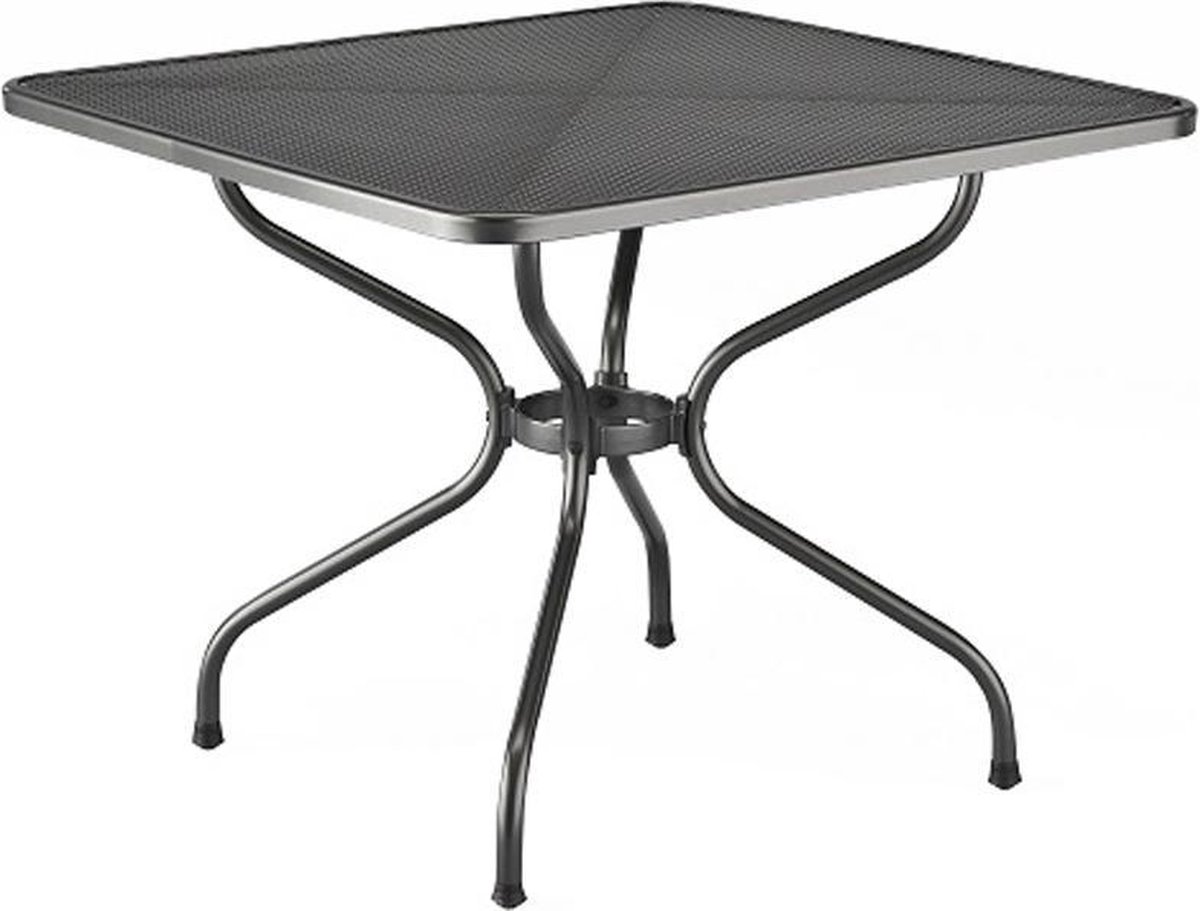 Kettler tafel strekmetaal 90 x 90 cm - Grijs