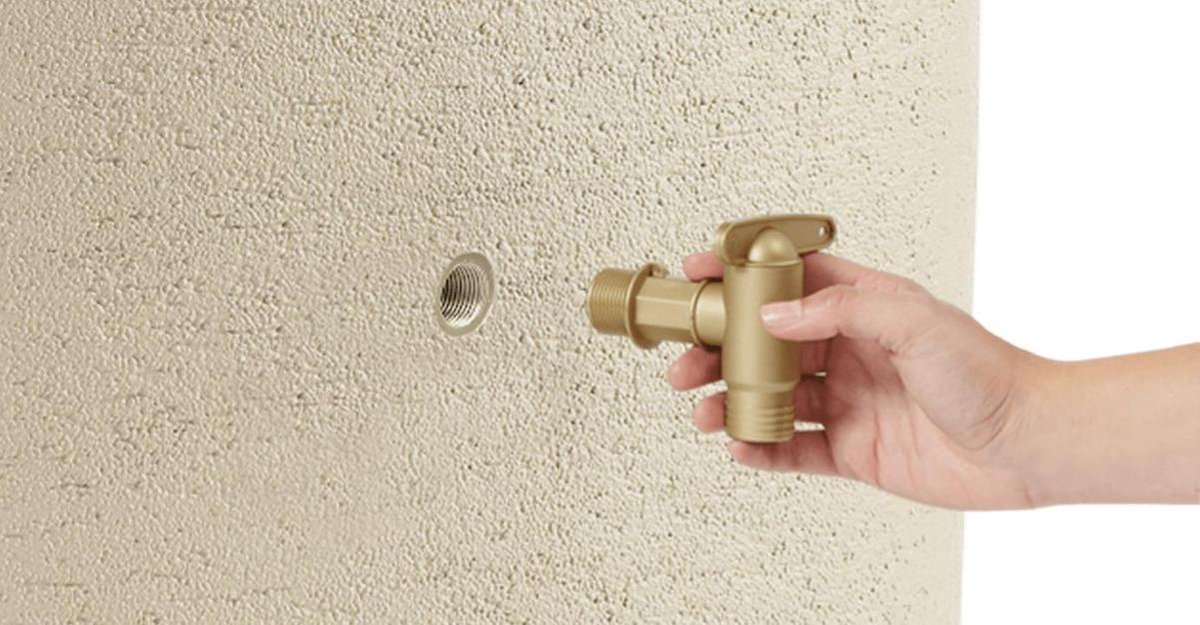 Garantia TERRA regenton 275 ltr zand - Beige