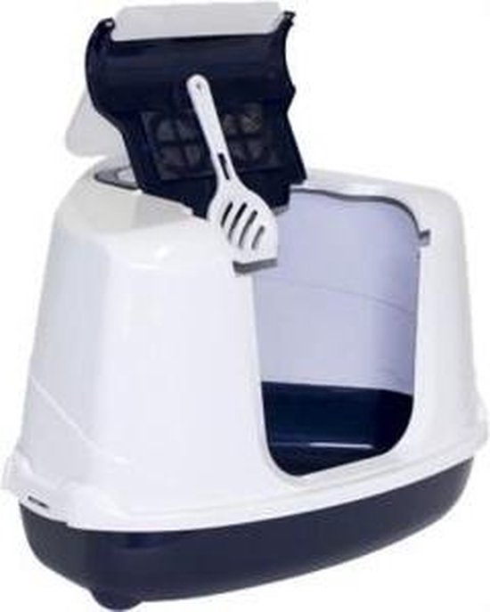 Gebr. de Boon Hoektoilet flip corner l/wit - Grijs