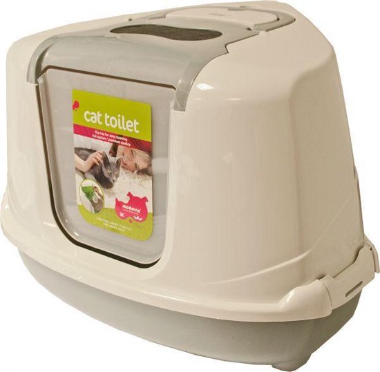 Gebr. de Boon Hoektoilet flip corner l/wit - Grijs