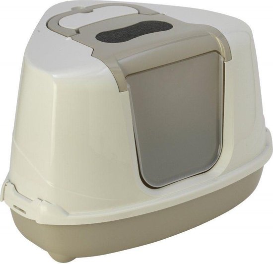 Gebr. de Boon Hoektoilet flip corner l/wit - Grijs