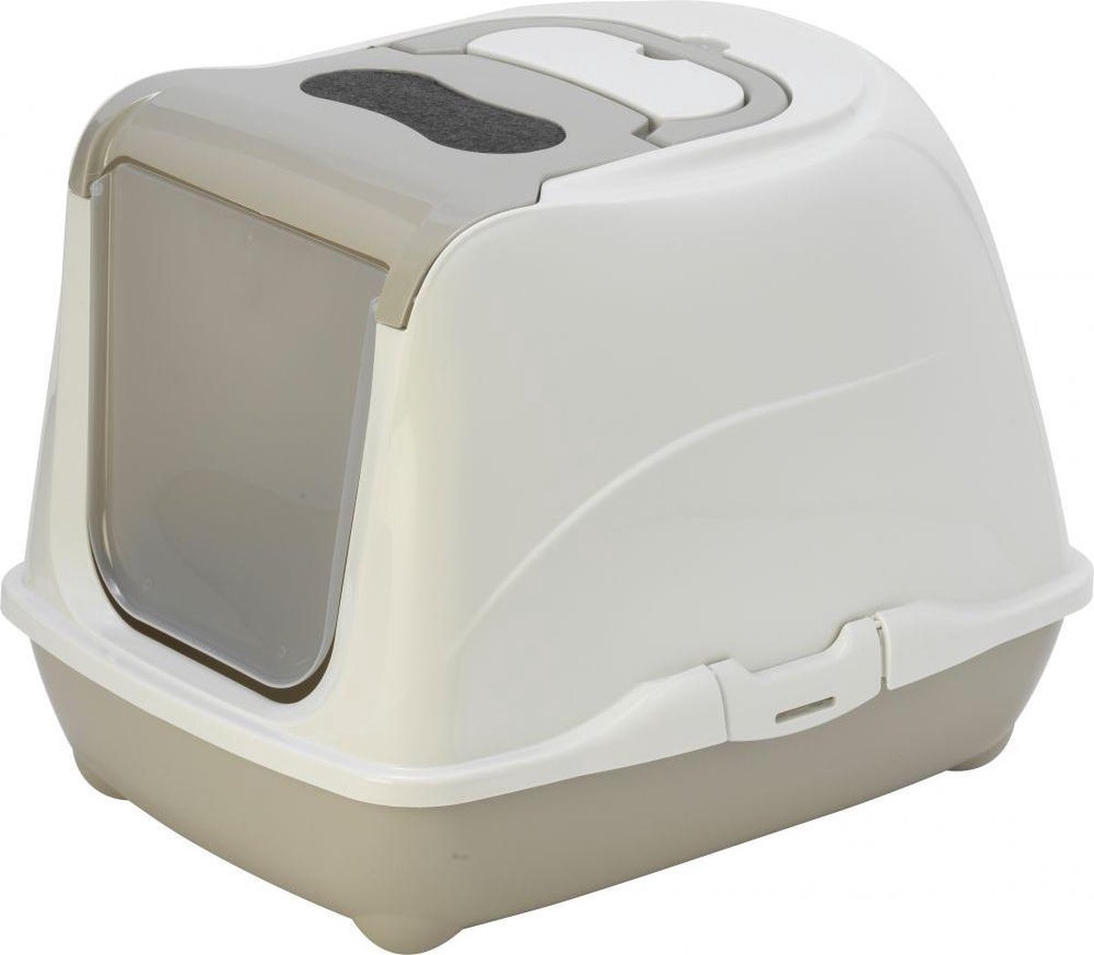 Gebr. de Boon Kat toilet flipcat med licht - Grijs