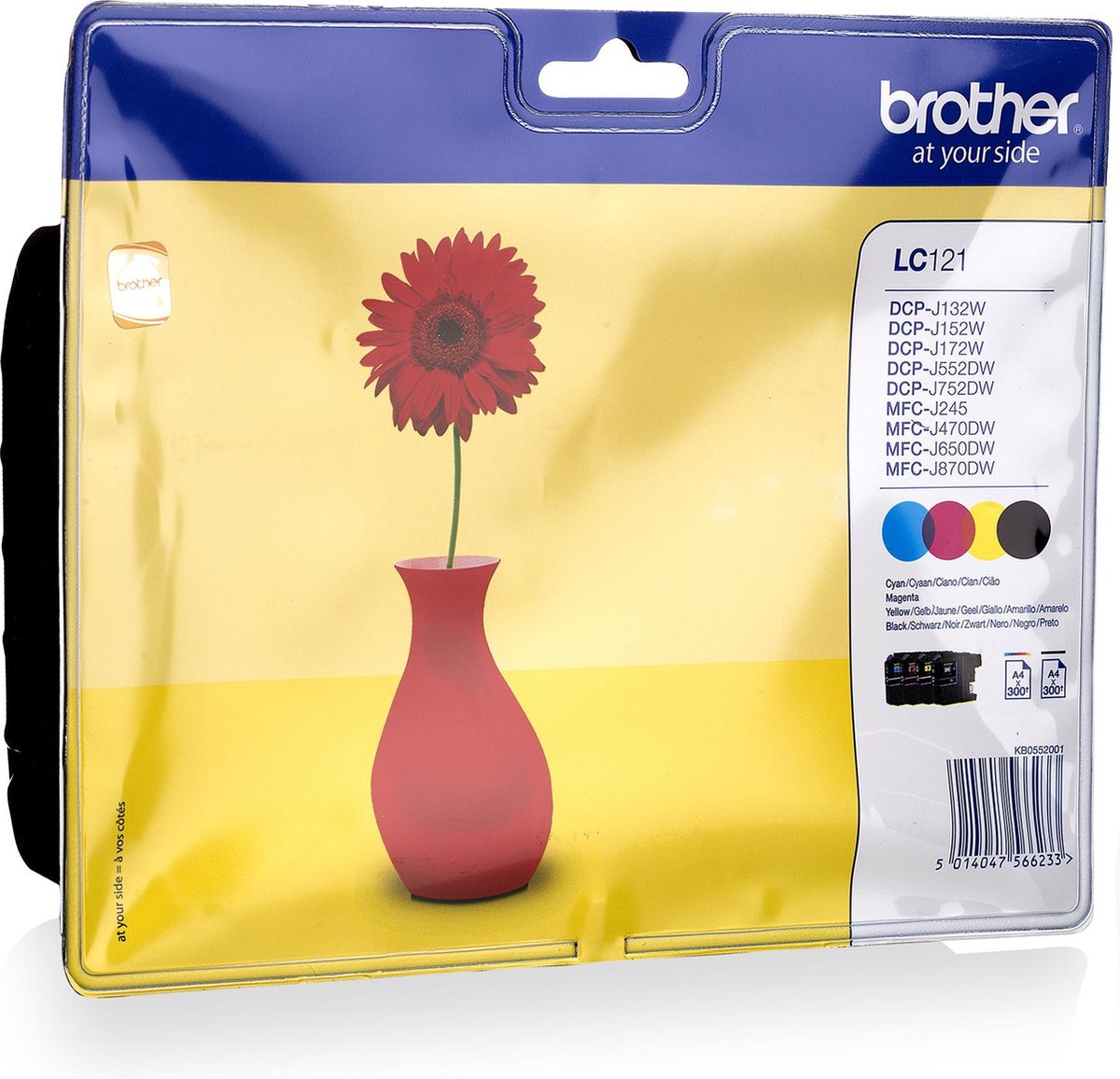 Brother LC-121 - Inktcartridge / / Geel / Magenta / Cyaan - Zwart