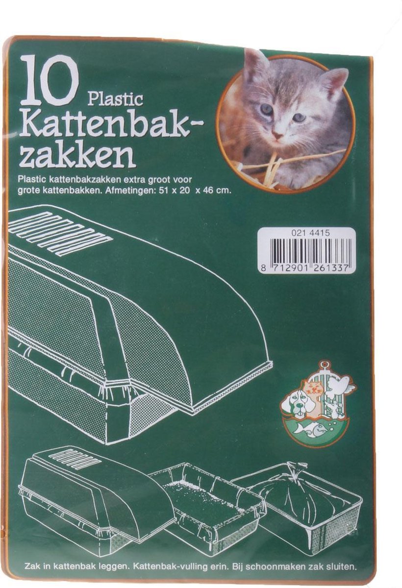 Gebr. de Boon Pak a 10 stuks kattenbakzak XL
