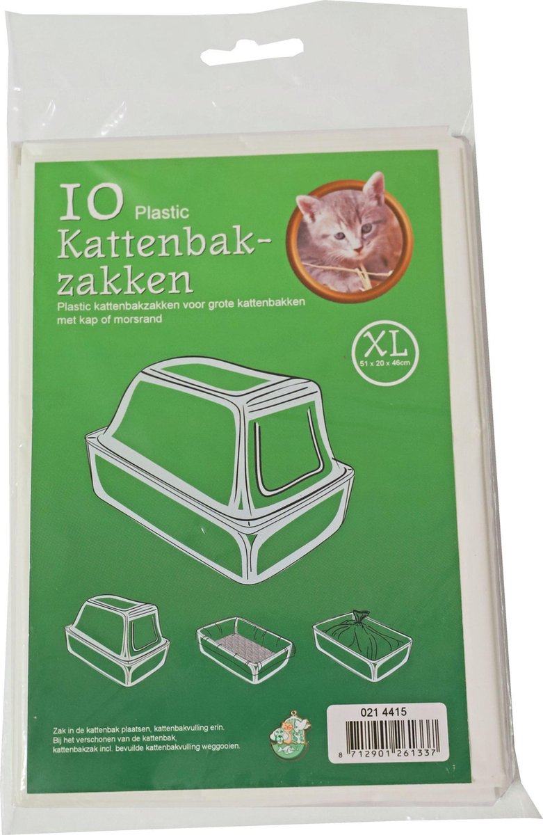 Gebr. de Boon Pak a 10 stuks kattenbakzak XL