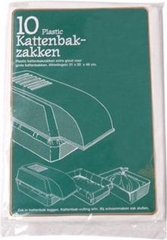 Gebr. de Boon Pak a 10 stuks kattenbakzak XL