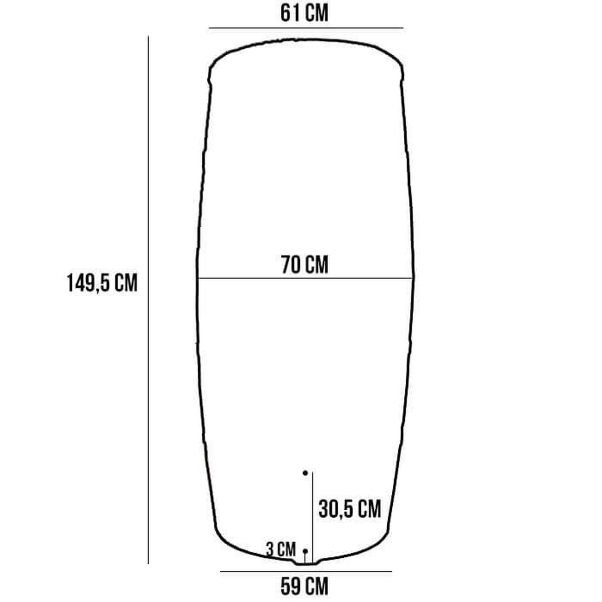 Roto regenton 500 liter - Zwart