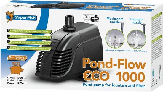 Superfish pond flow eco 1000