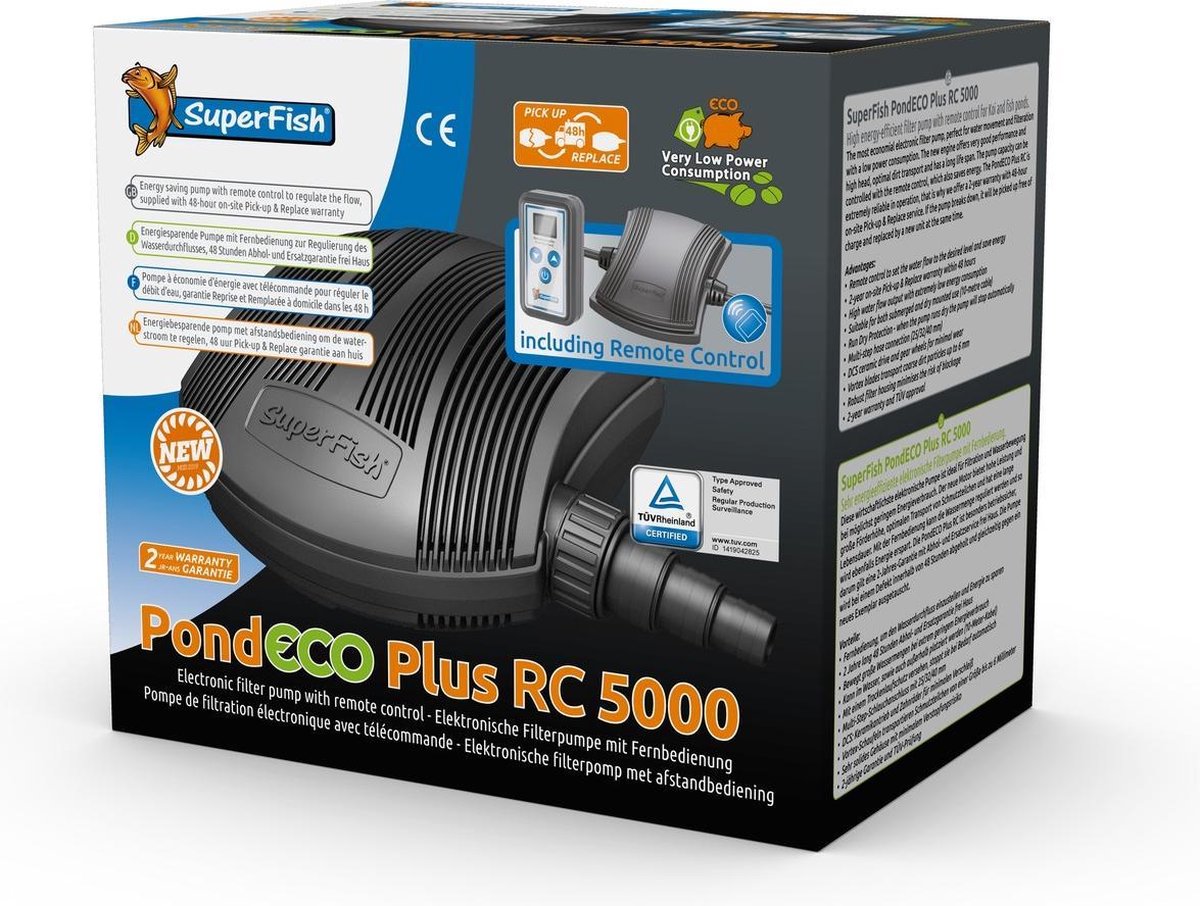 Superfish pond eco plus rc 5000