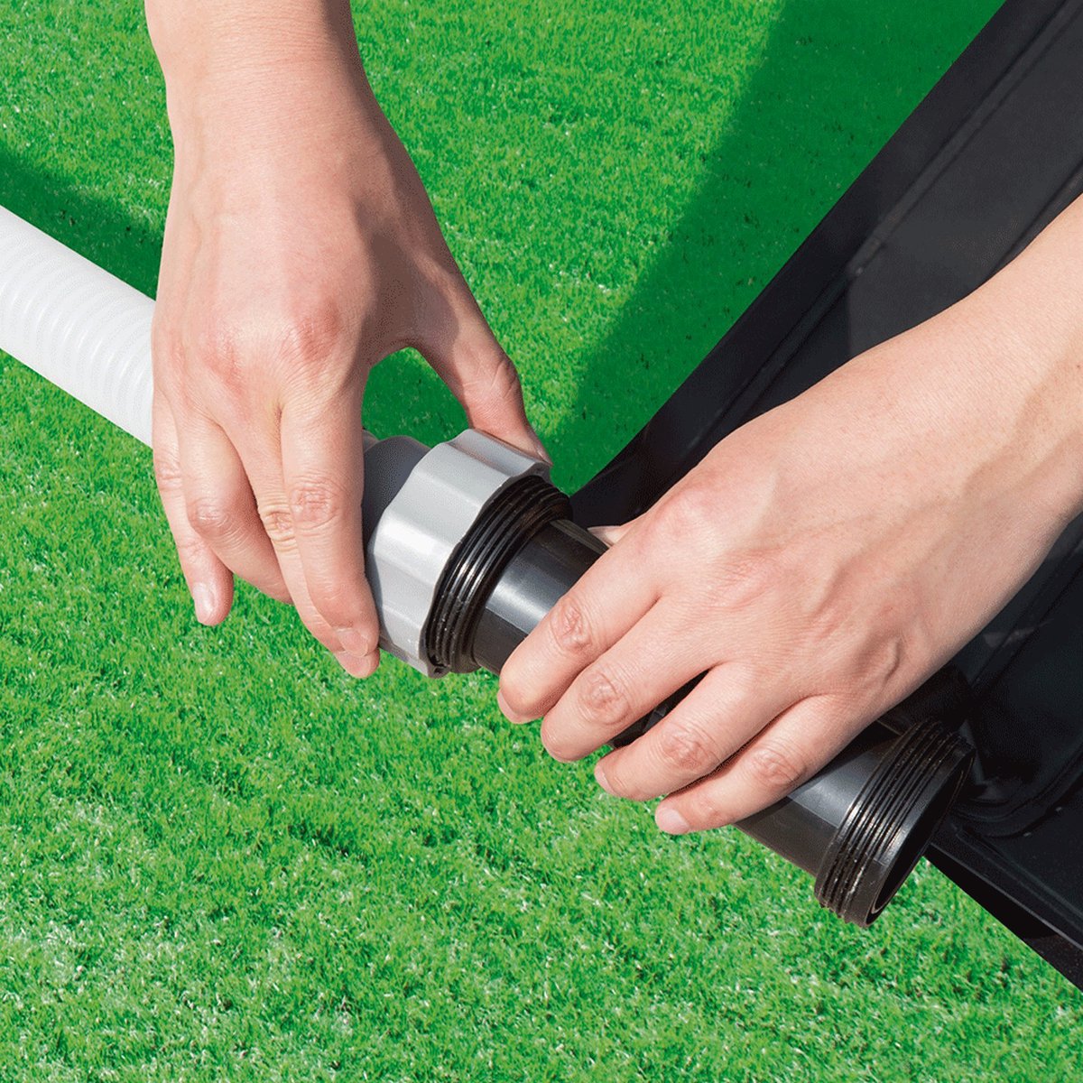 Bestway Solar zwembadverwarmingspaneel 58423 - Zwart