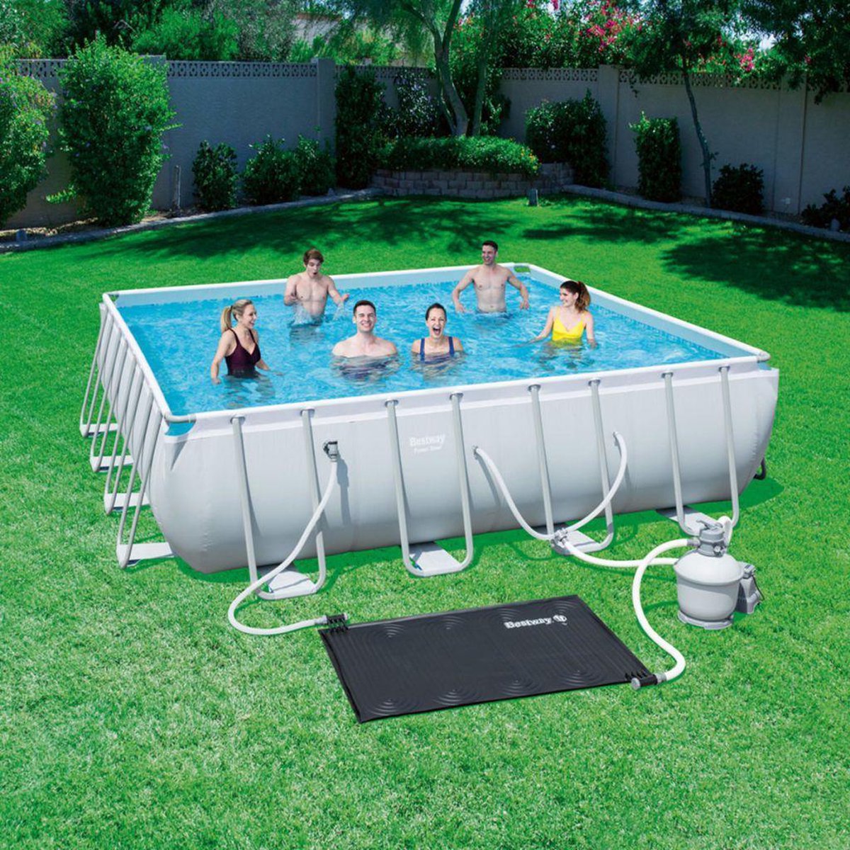 Bestway Solar zwembadverwarmingspaneel 58423 - Zwart