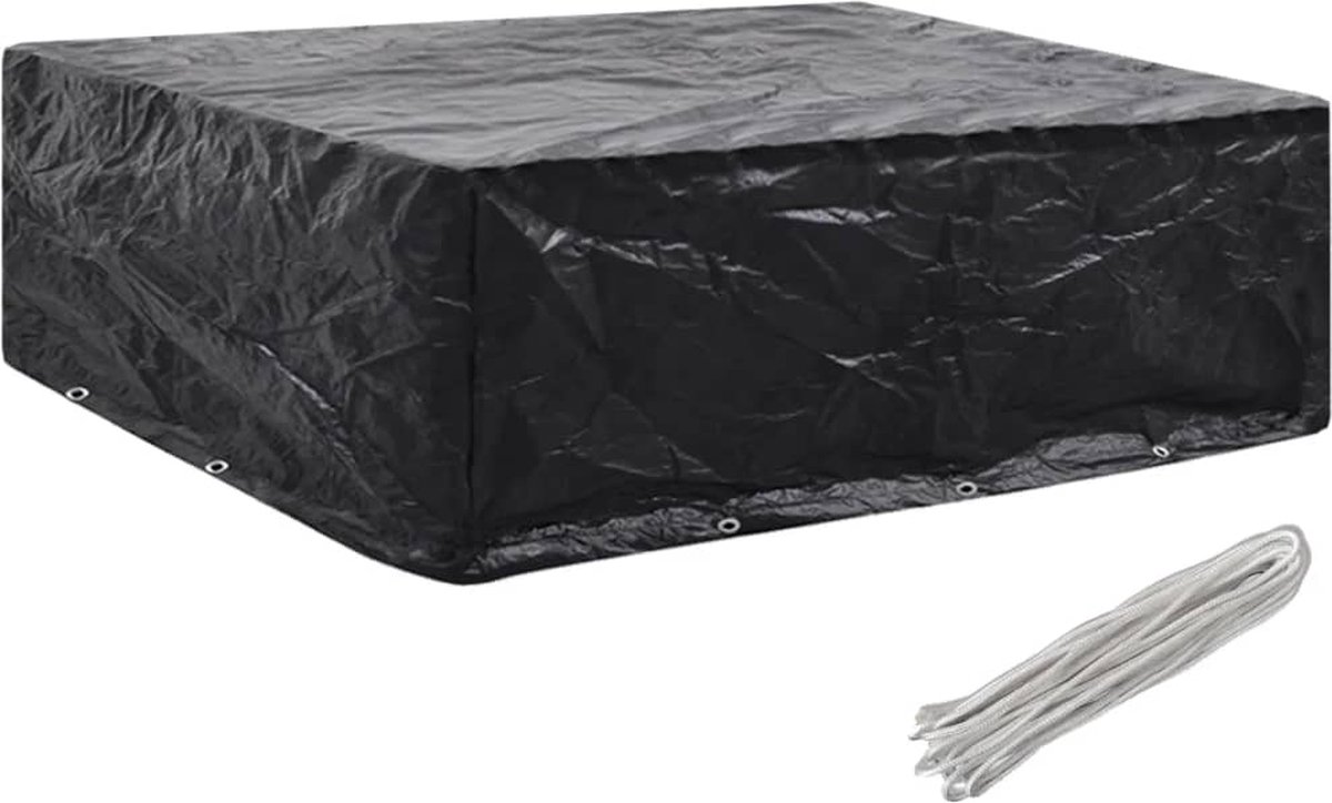 vidaXL Tuinmeubelhoes met 8 oogjes 250x210x90 cm - Negro