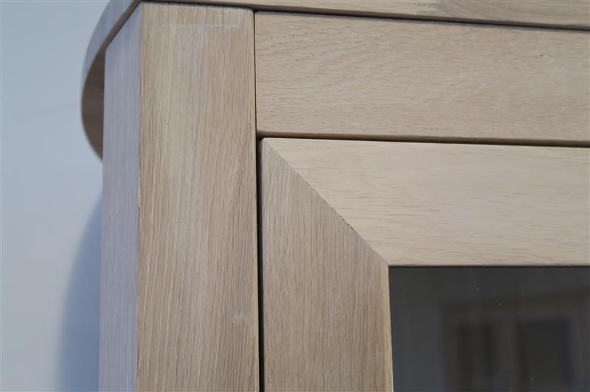 Hioshop Veneto buffetkast eiken vitrine. - Bruin