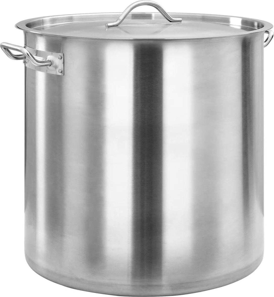 vidaXL Kookpan 71 L 45x45 cm roestvrij staal - Plata