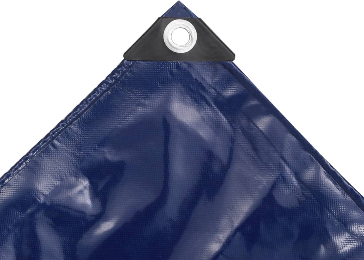vidaXL Dekzeil 650 g/m² 1,5x6 m - Blauw