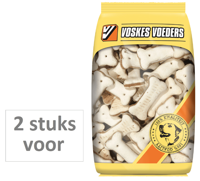 Voskes 2 stuks! hondenvoer mini merg