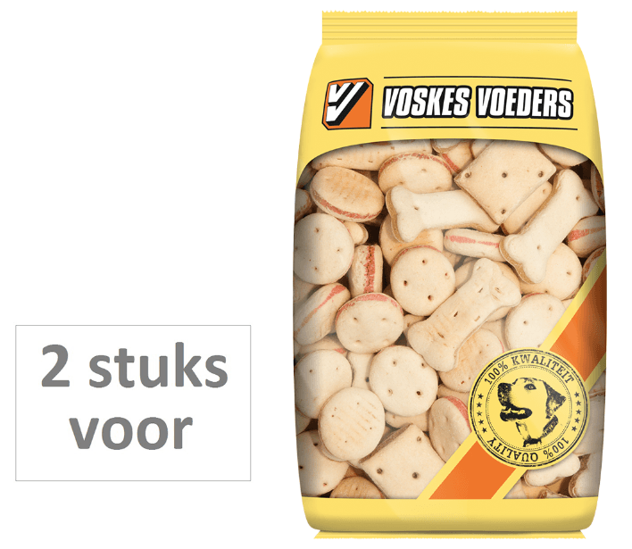 Voskes 2 stuks! hondenvoer merg gold 5 mix