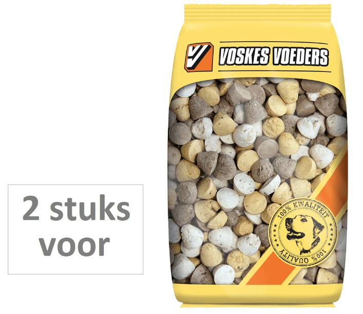 Voskes 2 stuks! hondenvoer jackers groot