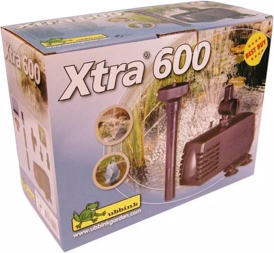 Ubbink Xtra vijverpomp 600 - Zwart