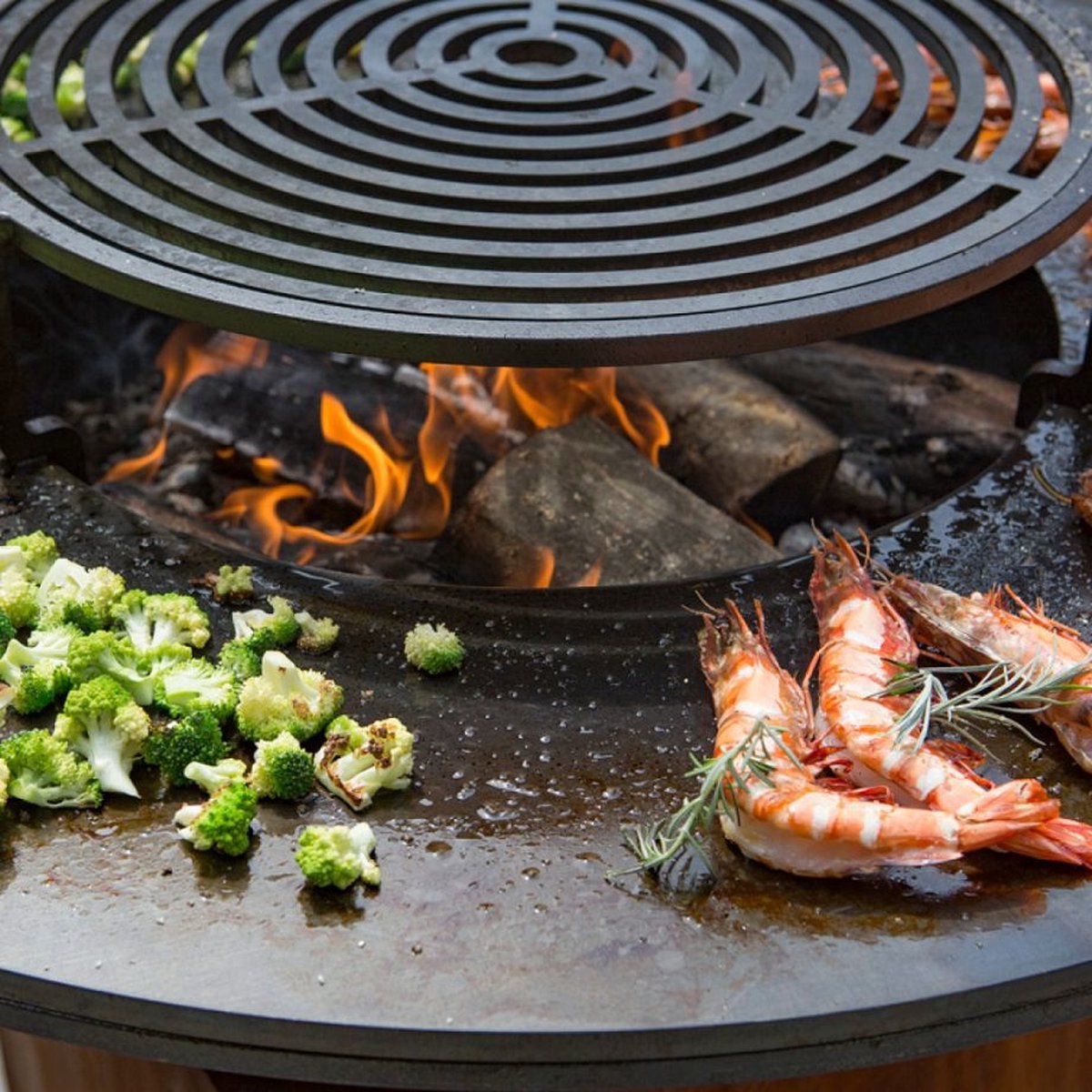 OFYR Grill 100 - Gietijzer x x 11 cm - Zwart