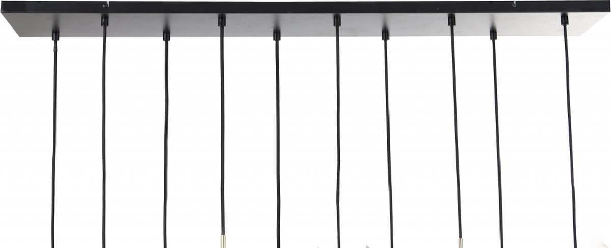 Light & Living Hanglamp Rakel 10L - Antiek Brons/Smoke - Grijs