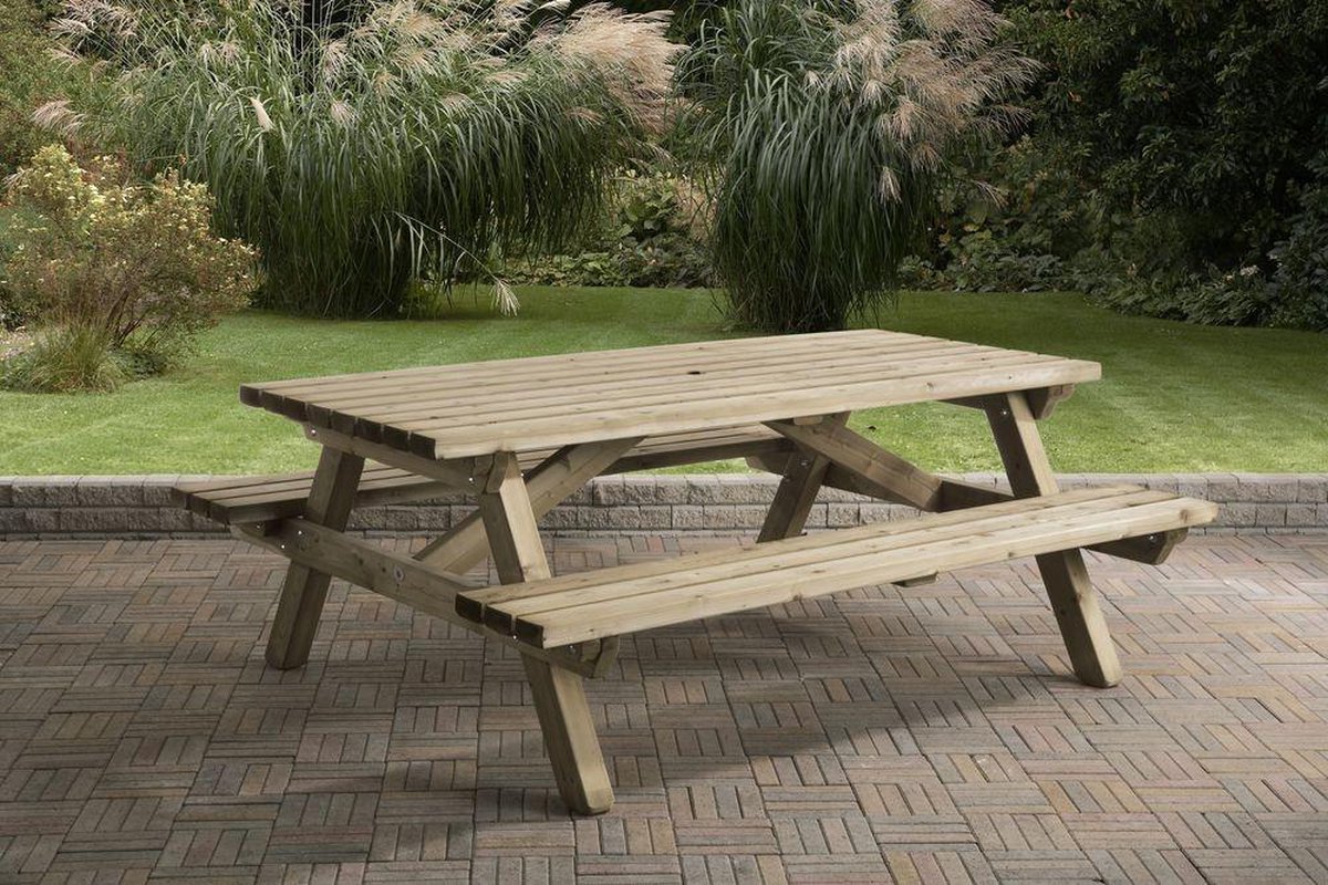 Talen Buitenmeubelen Picknicktafel 180cm - Groen
