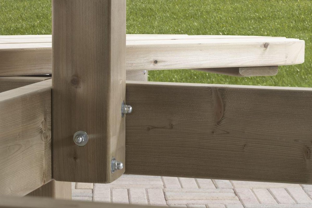 Talen Buitenmeubelen Picknicktafel rond 210 - Groen