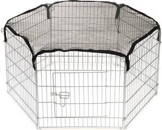 Gebr. de Boon afdeknet voor draadren klein - Zwart