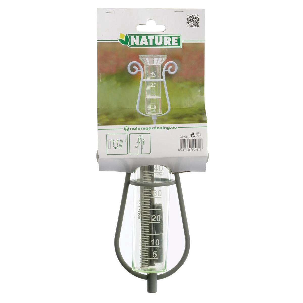 Nature Regenmeter incl. koppelbare aluminium steel 110cm-40ml