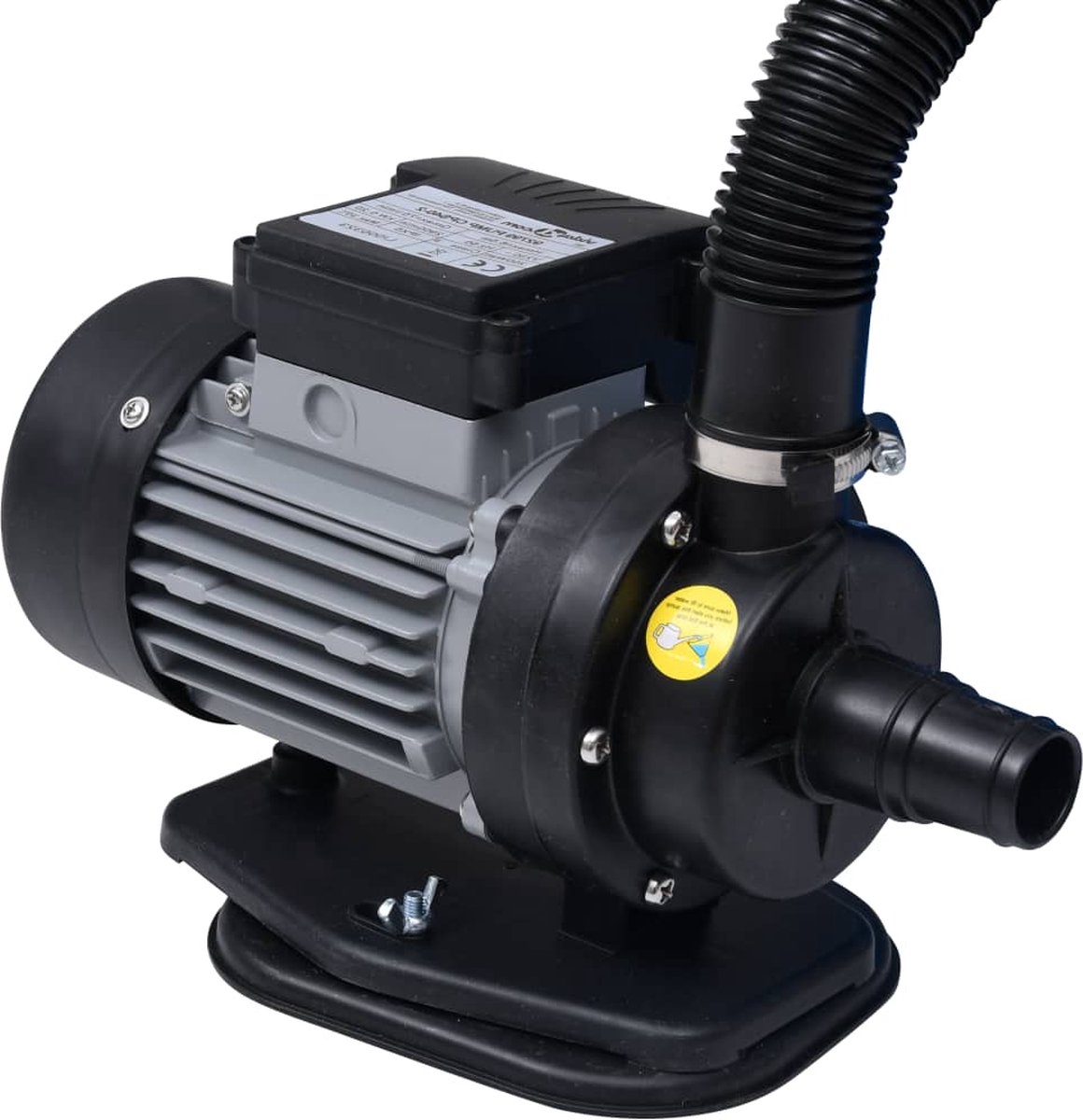vidaXL Zandfilterpomp 200 W 25 L 385x620x432 mm en zwart - Blauw