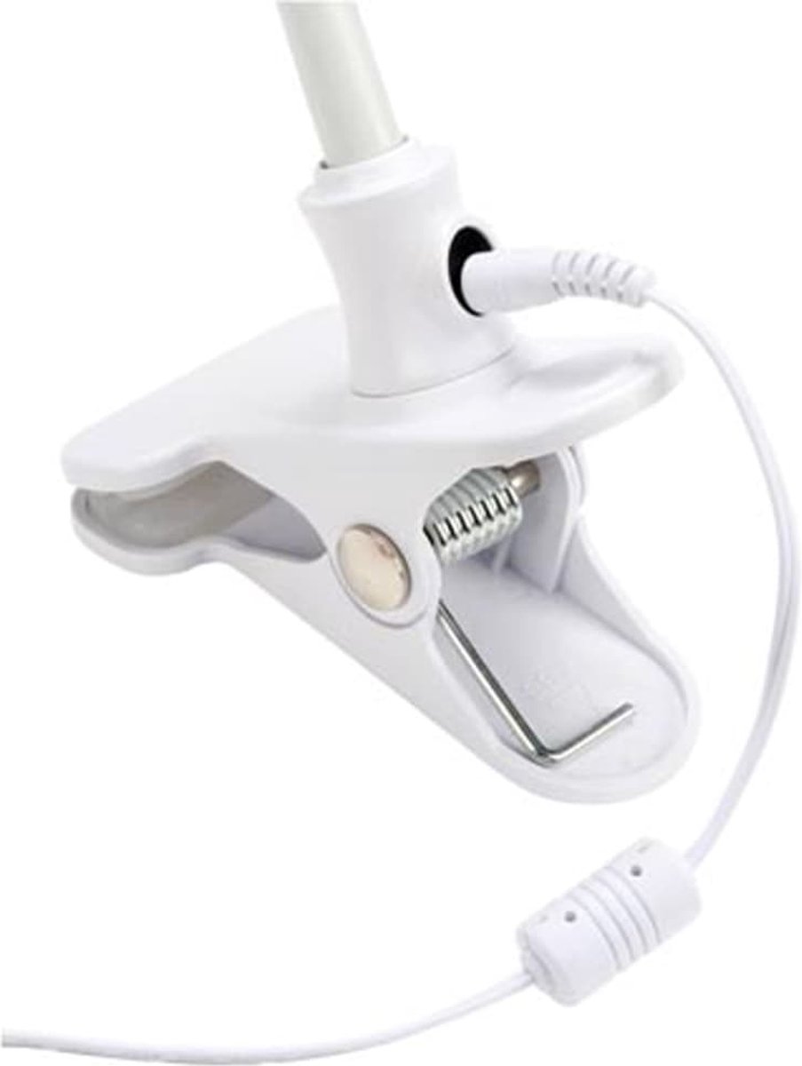 Velleman Bureaulamp met klem en vergrootglas LED 6 W wit