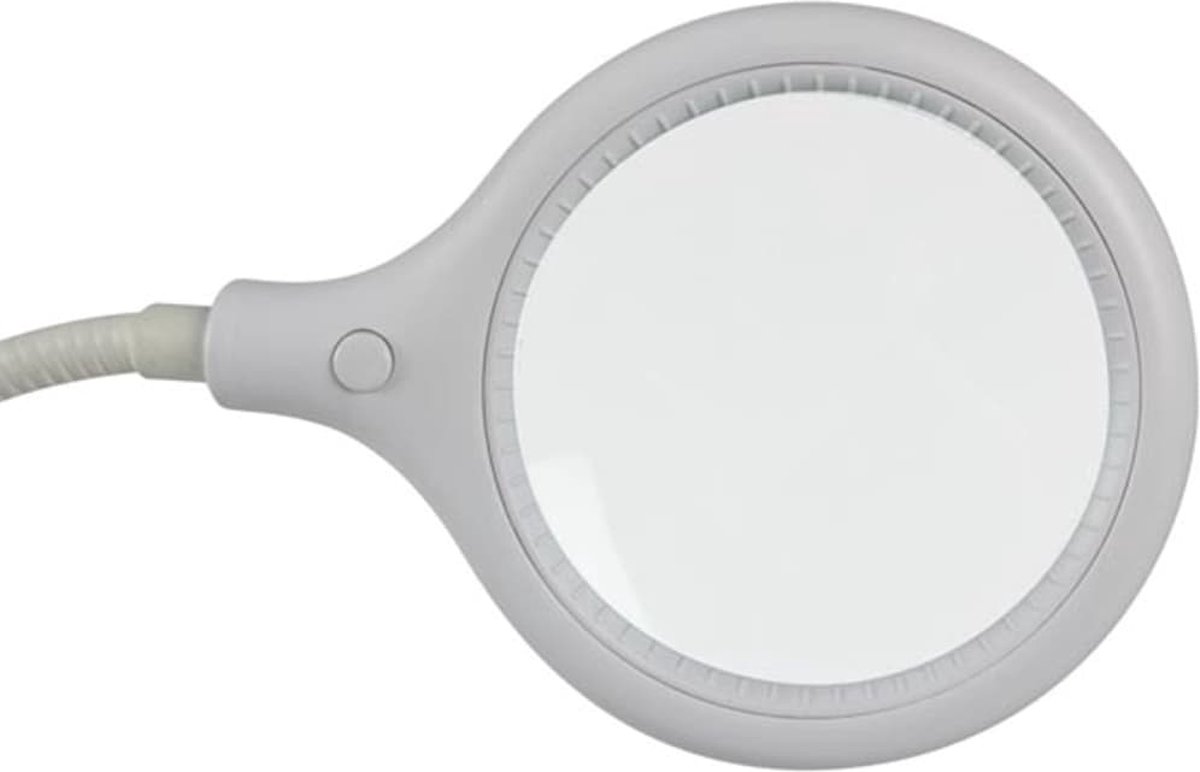 Velleman Bureaulamp met klem en vergrootglas LED 6 W wit